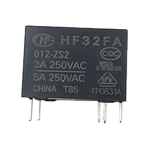 HOT NEW 12V relay HF32FA-012-ZS2 HF32FA 012 ZS2 HF32FA012ZS2 12VDC DC12V 12V 3A 5PIN