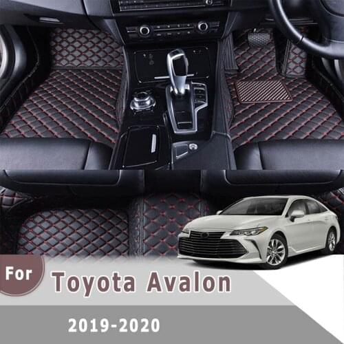RHD Carpets For Toyota Avalon 2019 2020 Car Floor Mats Auto Interior Automobiles Pedal Decoration Waterproof Rugs Foot Pads