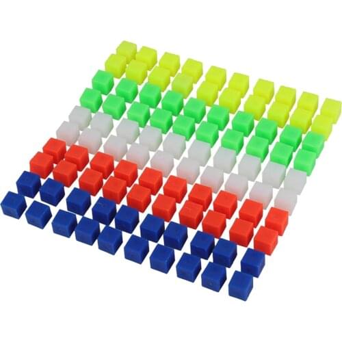 Colorful Counting Centimeters Cubes 5 Colors Sorting Measuring Puzzles Toys
