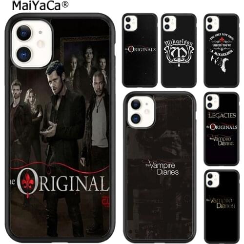 MaiYaCa The Originals Vampire Diaries TVD Phone Case For iPhone SE 6s 7 8 plus X XR XS 11 12 pro max Samsung Galaxy S8 S9 S10