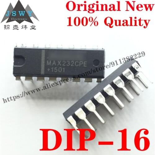 MAX232CPE Semiconductor Interface IC RS-232 Interface Integrated Circuit IC Chip Use for the arduino nano uno Free Shipping