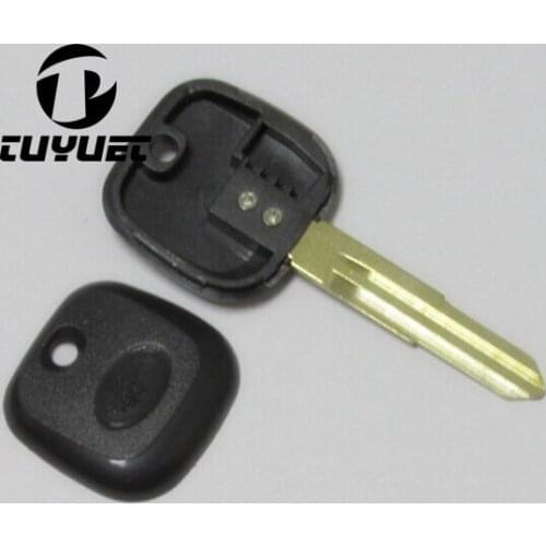 Blank Transponder Key Shell Fob Case For Daihatsu Charade Copen Cuore Feroza Materia Serion Terios YRV Trevis