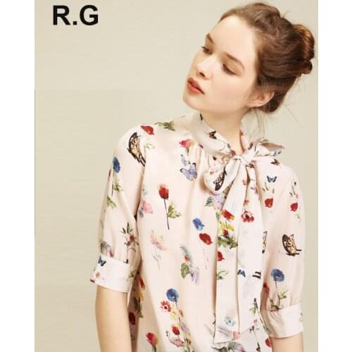 ROCICIE GELA Womens Silk Shirts