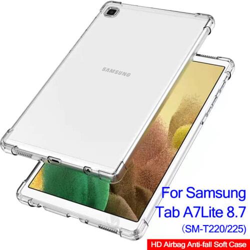 GKK Silicone Soft Case For Samsung Tab A7 Lite A8.4 A10.1 2021 Case Airbag Protection Cover For Samsung Tab T220 T225 T307 T510