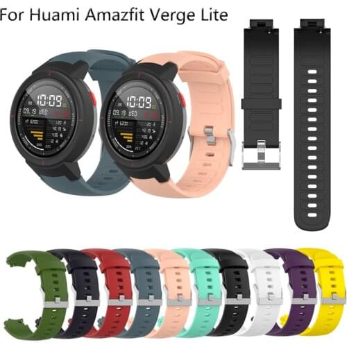 Silicone Strap Watchband for Huami Amazfit Verge Lite Replacement Band