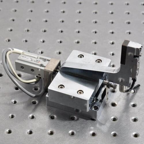 SMC electric high-precision fine-tuning displacement slide 54*82mm with CDU10-5D free installation cylinder stainless steel