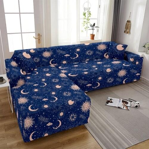 Tarot Sun Stretch Sofa Slipcover Elastic Sofa Covers for Living Room Moon Stars Home Decor Sofa Chair Sectional Couch Cover