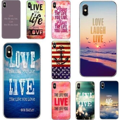 Ocean-Live-Life-You-Love-Inspirational For LG K10 K8 K7 K4 Nokia X6 2 3 5 6 8 9 230 3310 2.1 3.1 5.1 7 Plus 2017 2018 Phone Case