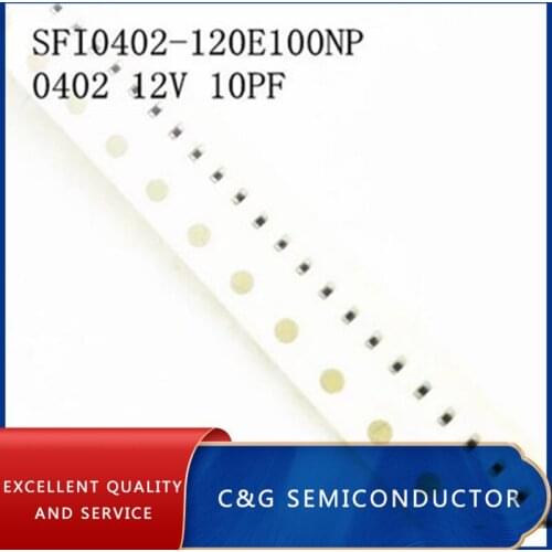 100pcs SFI0402-120E100NP 0402 12V 10PF SMD ESD SMT CHIP Varistor
