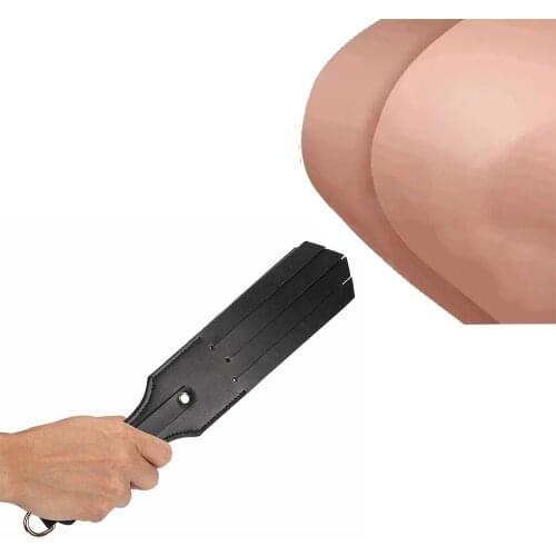 2 Color BDSM Hard Bondage Leather Whip Slap Paddle Slave Spanker BDSM Couple Cosplay Puppy Adult Game Fetish Roleplay Sex Toys