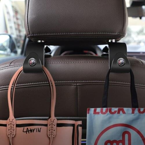 2Pcs Car Lnterior Universal Seat Headrest Back Hook For Buick Regal Hideo Encore Lacrosse GL8 Excelle XT Verano Envision Enclav