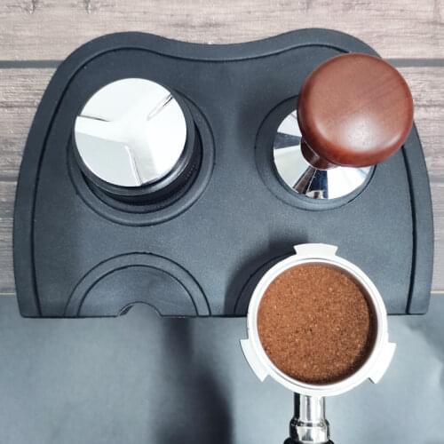 51mm 304 Stainless Steel 3 Angle Coffee Tamper and Flat Coffee Tampers With Double Coffee Mat