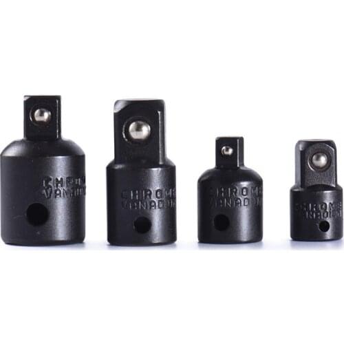 4pcs 1/4 3/8 1/2 Drive Socket Adapter Converter Reducer Air Impact Craftsman Socket Wrench Adapter Hand Tools Set