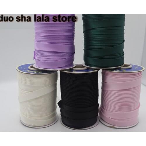 90 yard Polyester 5/8"(15mm) Satin Bias Tape Bias Binding Solid Color For DIY Garment Sewing And Trimming