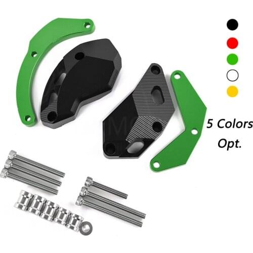 Motorcycle Accessories CNC Engine Case Guard Cover Frame Slider Crash Protector For Kawasaki Ninja ZX10R 2011-2014