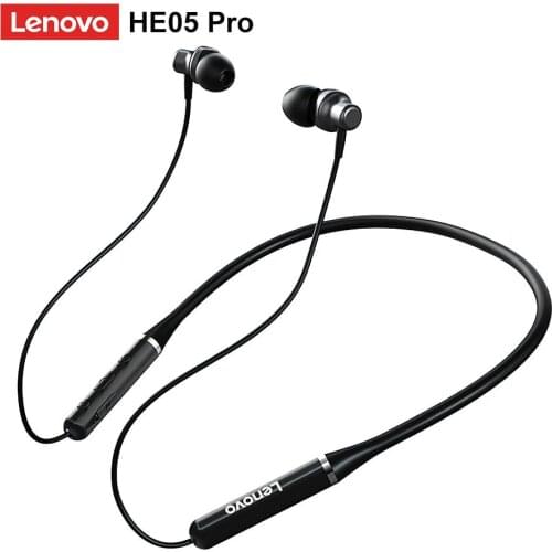 Lenovo HE05 Pro Wireless Bluetooth-compatible Earphone Gaming Headset IPX5 Waterproof Sport Headphone with Noise Cancelling Mic