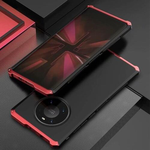 Aluminum Metal Bumper Armor Case For Huawei Mate 40 P40 Pro P10 Coque Mate10 Honor 30S 9X V30 V20 Matte PC Cover Shockproof Case