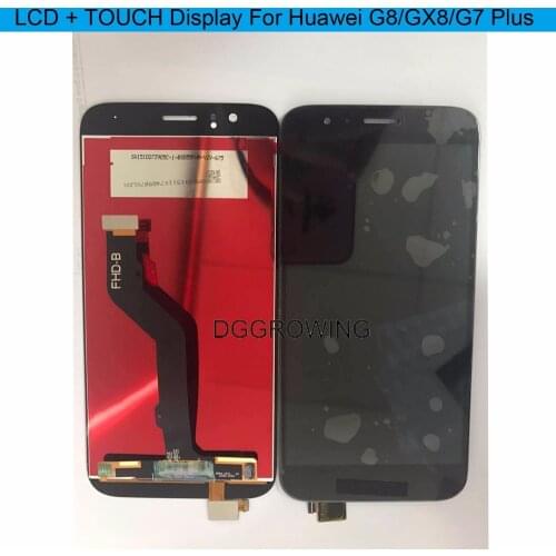 DGGROWING 100% Good Working Mobile Phone LCD Screen With Touch Screen Digitizer For Huawei G8 GX8 RIO-L01 RIO-L02 RIO-L03+Tools