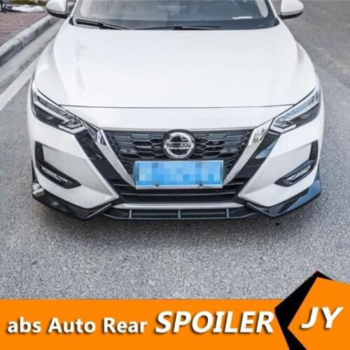 For Nissan Sentra Body kit spoiler 2020-2021 For SYLPHY rx ABS Rear lip rear spoiler front Bumper Diffuser Bumpers Protector