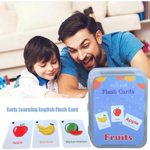Early Childhood English Flash Card Learning And Memory W8D6