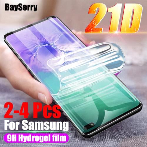 2Pcs 21D Screen Protector For Samsung Galaxy S21 S20 S10 S9 S8 Plus Hydrogel Film For Samsung Note 20 10 9 Plus S21 Ultra S10 5G