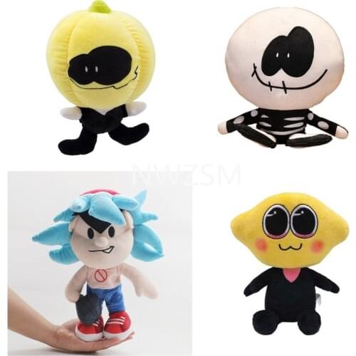 Game New Friday Night Funkin Plush Toy Kawaii Spooky Month Skid Soft Stuffed Baby Toys For Kids Birthday Christmas Gifts