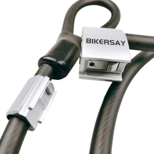 86.61in Bicycle Lock Cable Mtb Road Bicycle Motorcycle Bicycle Door Anti-theft Security Steel Wire Rope Cable