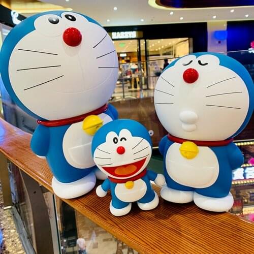 Doraemon Piggy Bank Children Can Save Desirable Female Cute Breaking-Proof Money Box Jingdang Cat Personality Decoration