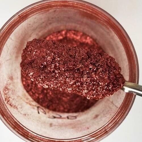Cosmetic grade Iron Oxide Red Diamond Pearl Pigment Powder Dust for Nail Art Face Lip Gloss Expoy Resin Painting DIY