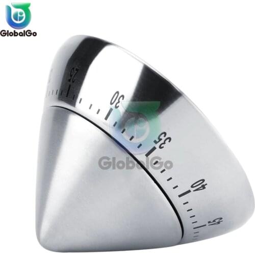 Kitchen Timer Square Cooking Count Up Countdown Alarm Sleep Stopwatch Temporizador Clock Stainless Steel Mechanical Timer