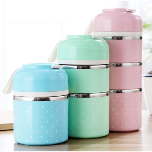 Stainless Steel Bento Lunch Box Japanese Leakproof Children Bento Box Portable Picnic School Food Container Kitchen Supplies