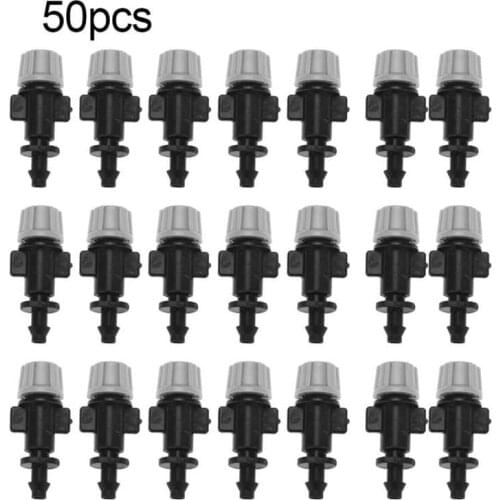 50pcs/set Misting Nozzles Sprinkler Head Atomizer for Garden Drip Irrigation System Irrigator Small Sprinkler Nozzle