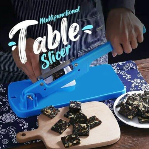Multifunctional Table Slicer Cutter Kitchen Portable Vegetables Bread Ham Pastrys Cutter C1