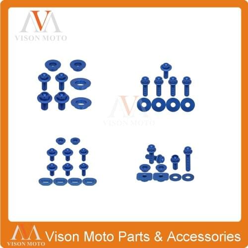 Motorcycle CNC Aluminum Accessories Front Rear Fender Seat Radiator Shrouds Screw For Yamaha YZ YZ125 YZ250 125 250 2008 2009