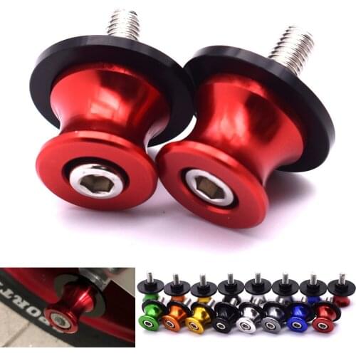 Motorcycle M6 M8 M10 Universal Accessories Aluminum Swingarm Spools Screw For cb500x R3 R1 MT09 nc750x ninja300 cbr250r mt07 r6