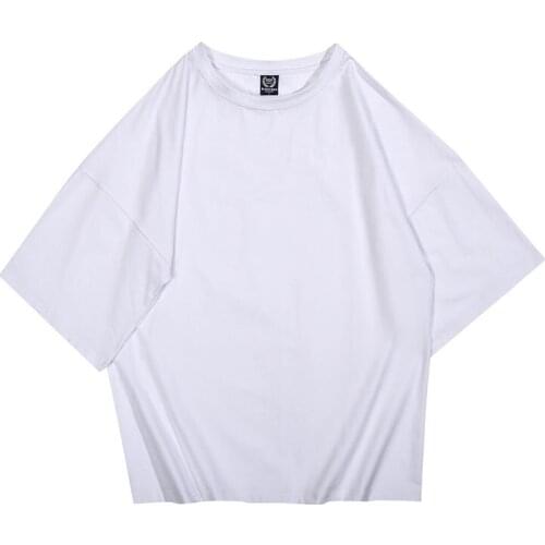 Plus Size Casual Short Sleeve T-Shirt Men 100% Combed Cotton 2021 New Fashion Solid Fitness Comfortable High Quality Pullover5XL