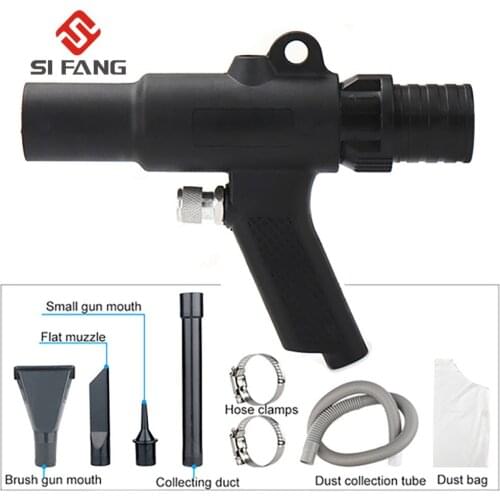 Blowing Air Duster Compressor Dual Function Air Vacuum Blow Suction Guns Kit Pneumatic Vacuum Cleaner Tool