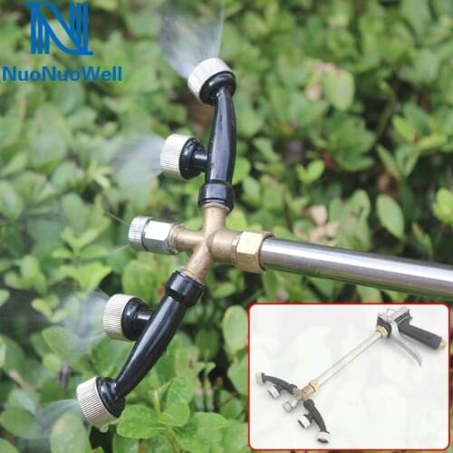 NuoNuoWell Electric Spray Gun Kit Ultra Fine Atomizing Nozzle High Pressure Garden Sprinklers Fruit Tree Pesticide Sprayer