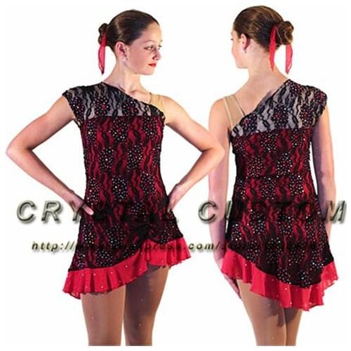 Custom Figure Skating Dress For Competition Fashion New Brand Ice Figure Skating Dress For Children DR3554