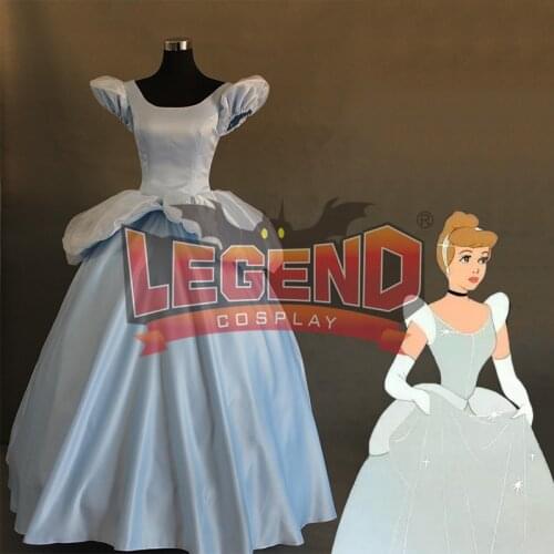 Adult princess Dress Blue Women Princess Fancy Costume COSTUME CUSTOM MADE