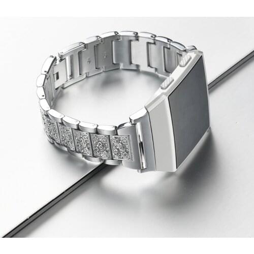 Crystal Diamond Watch Band For Fitbit ionic Smart Watch Luxury Jewelry Class Wrist Strap For Fitbit Ionic Watch Bracelet