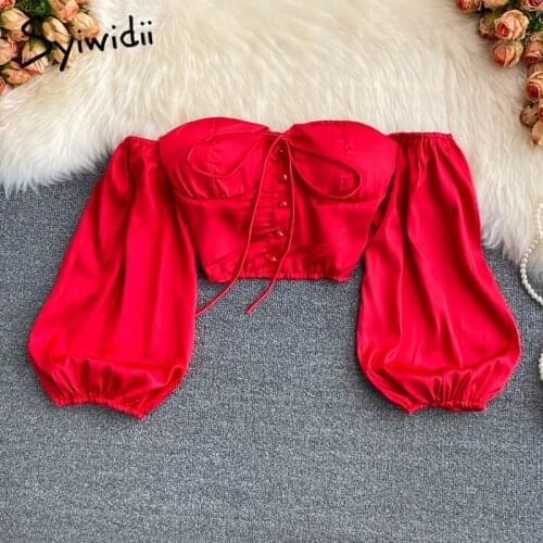 Syiwidii Off Shoulder Blouses