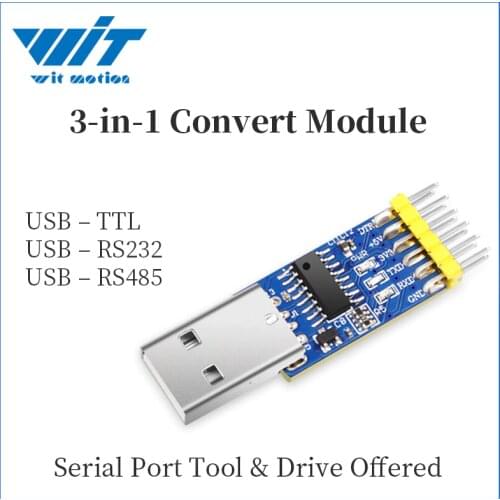 WitMotion USB to TTL RS485 RS232 Multi-function Serial Interface Module 3.3v and 5v input Serial converter