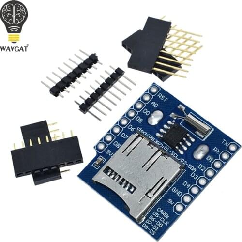 Real Time Clock Data Log Logger Shield for Micro SD WeMos WIFI D1 Mini Board +RTC DS1307 Clock For Arduino Raspberry