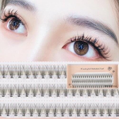 10D Grafting Eyelashes Thick Natural Grafting Fake Eyelashes Waterproof Comfortable Lashes Extension False Eyelashes Wholesale
