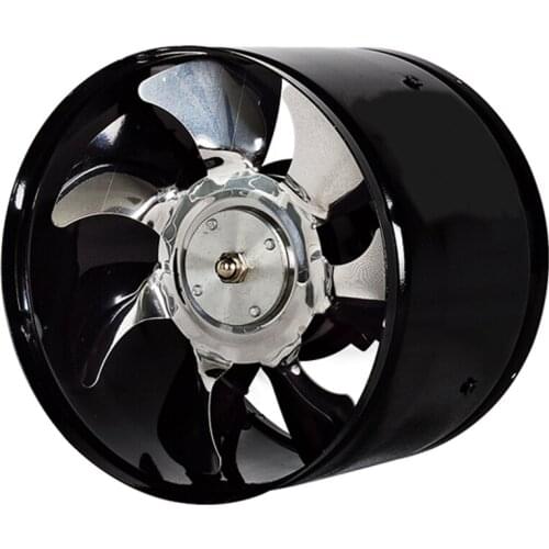 6 Inch High-Speed Exhaust Fan In-Line Duct Kitchen Extractor Metal Toilet Fan Industrial Fan 220V