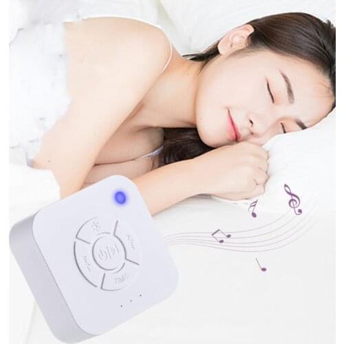 White Noise Machine USB Rechargeable Timed Shutdown Sleep Sound Machine For Sleeping & Relaxation For Baby Adult Office Travel