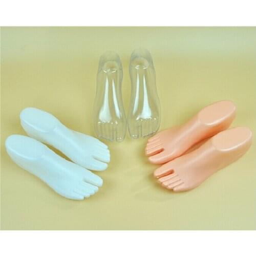 Free Shipping!! High Level Fashionable 3 pairs Female Foot Mannequin Plastic Foot Model On Sale