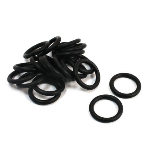 50PCS Black 25mm OD 3.5mm Thickness Rubber O-ring Oil Seal Gaskets