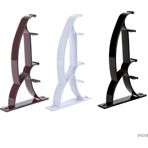 Double Curtain Rod Bracket Double Holes Home Premium Rod Bracket for Walls Drapery Rod Holder for Home Curtain Rod